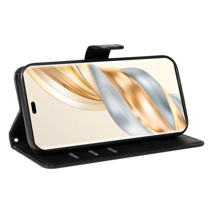 For Honor X60 Pro 5G / Magic7 Lite 5G / X9c 5G Wallet Phone Case T-Shape Lines Leather Cover