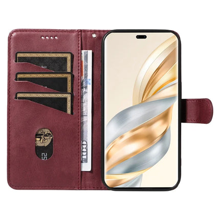 For Honor X60 Pro 5G / Magic7 Lite 5G / X9c 5G Wallet Phone Case T-Shape Lines Leather Cover