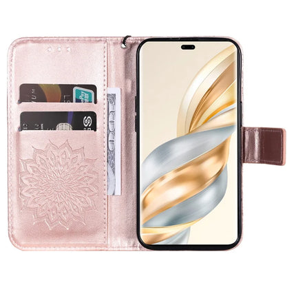 For Honor Magic7 Lite 5G / X9c 5G / X60 Pro 5G Case Sunflower Leather Wallet Phone Cover