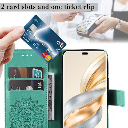 For Honor Magic7 Lite 5G / X9c 5G / X60 Pro 5G Case Sunflower Leather Wallet Phone Cover