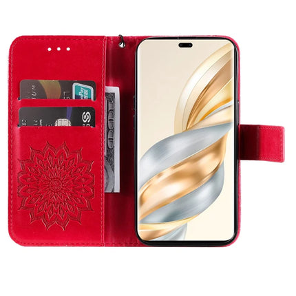 For Honor Magic7 Lite 5G / X9c 5G / X60 Pro 5G Case Sunflower Leather Wallet Phone Cover