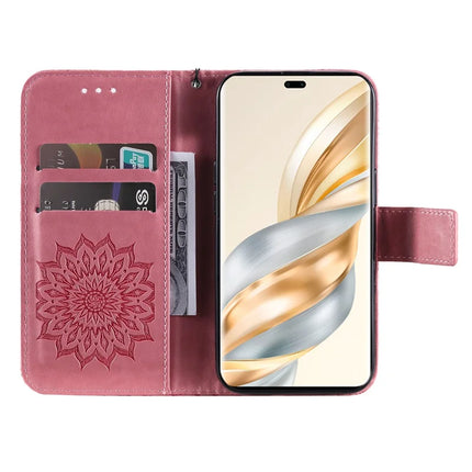For Honor Magic7 Lite 5G / X9c 5G / X60 Pro 5G Case Sunflower Leather Wallet Phone Cover