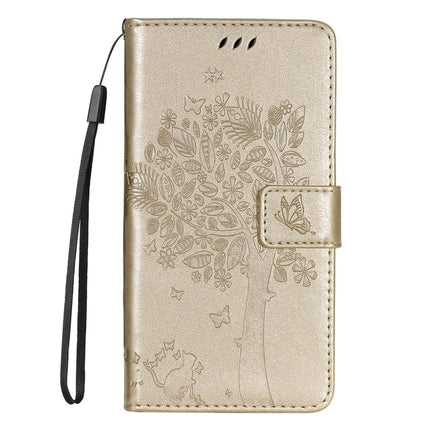 For Honor X60 Pro 5G / Magic7 Lite 5G / X9c 5G Case Cat Tree Pattern Flip Leather Phone Cover