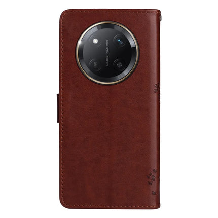 For Honor X60 Pro 5G / Magic7 Lite 5G / X9c 5G Case Cat Tree Pattern Flip Leather Phone Cover