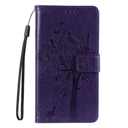 For Honor X60 Pro 5G / Magic7 Lite 5G / X9c 5G Case Cat Tree Pattern Flip Leather Phone Cover