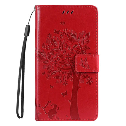 For Honor X60 Pro 5G / Magic7 Lite 5G / X9c 5G Case Cat Tree Pattern Flip Leather Phone Cover