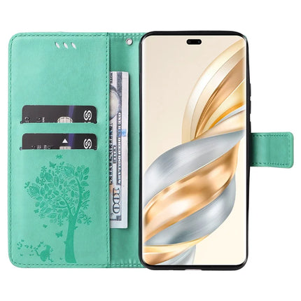 For Honor X60 Pro 5G / Magic7 Lite 5G / X9c 5G Case Cat Tree Pattern Flip Leather Phone Cover