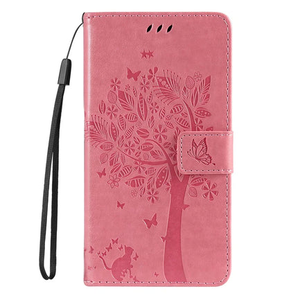 For Honor X60 Pro 5G / Magic7 Lite 5G / X9c 5G Case Cat Tree Pattern Flip Leather Phone Cover