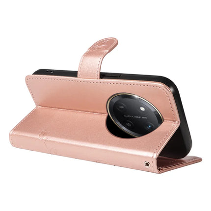 For Honor X60 Pro 5G / Magic7 Lite 5G / X9c 5G Case Flower Pattern PU Leather Wallet Phone Cover