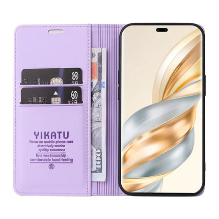 YIKATU YK-001 For Honor X60 Pro 5G / Magic7 Lite 5G / X9c 5G Wallet Case Card Slot Stand Leather Phone Cover