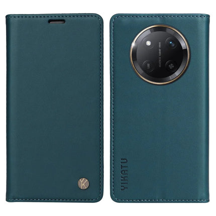 YIKATU YK-001 For Honor X60 Pro 5G / Magic7 Lite 5G / X9c 5G Wallet Case Card Slot Stand Leather Phone Cover - Green