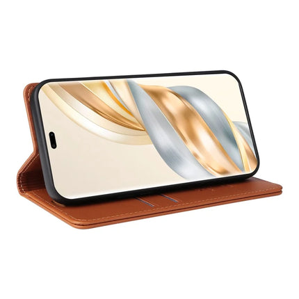 YIKATU YK-001 For Honor X60 Pro 5G / Magic7 Lite 5G / X9c 5G Wallet Case Card Slot Stand Leather Phone Cover