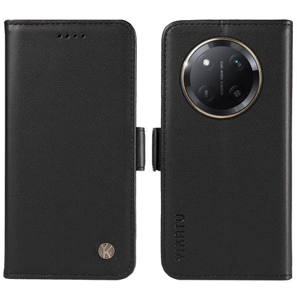 YIKATU YK-003 For Honor X60 Pro 5G / Magic7 Lite 5G / X9c 5G Case Wallet Stand Leather Phone Cover - Black