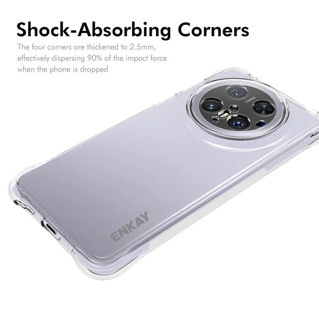 For Huawei Mate 70 Pro Clear Phone Case ENKAY HAT PRINCE Shockproof Anti-Slip TPU Cover