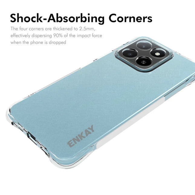 For Honor X5b Plus / Honor X5b Clear Phone Case ENKAY HAT PRINCE Shockproof Anti-Slip TPU Cover