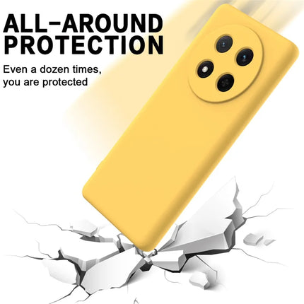 For Honor Magic7 Lite 5G / X9c 5G / X60 Pro 5G Case Liquid Silicone Phone Back Cover with Hand Strap