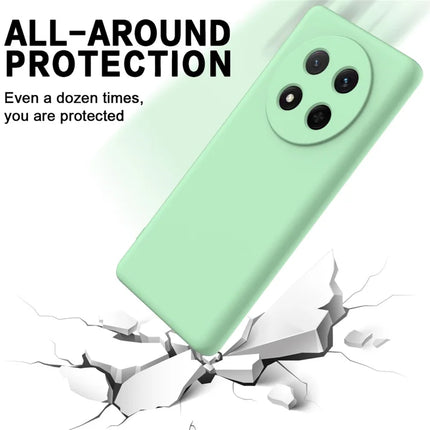 For Honor Magic7 Lite 5G / X9c 5G / X60 Pro 5G Case Liquid Silicone Phone Back Cover with Hand Strap