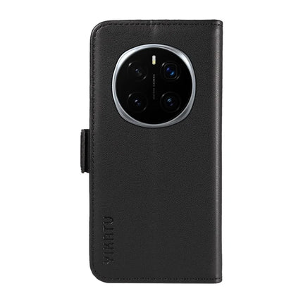 For Honor Magic7 Pro 5G Wallet Phone Case YIKATU YK-003 Leather Stand Cover -  Black