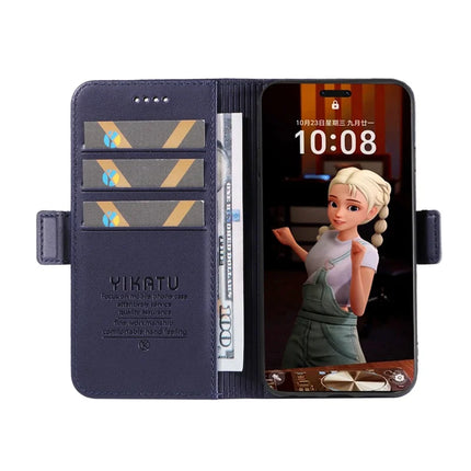 For Honor Magic7 Pro 5G Wallet Phone Case YIKATU YK-003 Leather Stand Cover