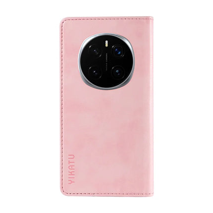 For Honor Magic7 Pro 5G Wallet Case YIKATU YK-006 Magnetic Closure Leather Phone Cover Litchi Texture