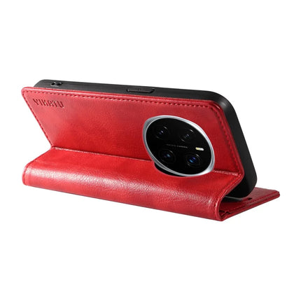 For Honor Magic7 Pro 5G Wallet Case YIKATU YK-006 Magnetic Closure Leather Phone Cover Litchi Texture