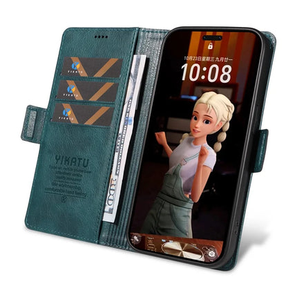 For Honor Magic7 Pro 5G Case YIKATU YK-007 Litchi Texture PU Leather Wallet Phone Cover