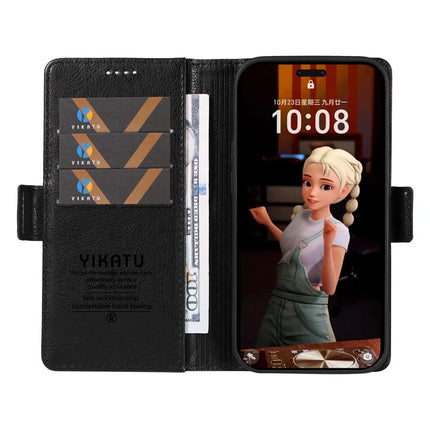 For Honor Magic7 Pro 5G Case YIKATU YK-007 Litchi Texture PU Leather Wallet Phone Cover