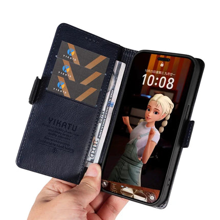 For Honor Magic7 Pro 5G Case YIKATU YK-007 Litchi Texture PU Leather Wallet Phone Cover