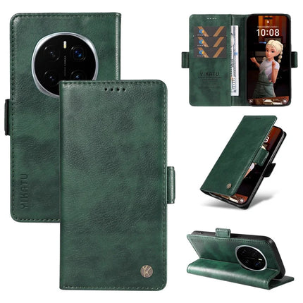 For Honor Magic7 Pro 5G Case YIKATU YK-007 Litchi Texture PU Leather Wallet Phone Cover - Green