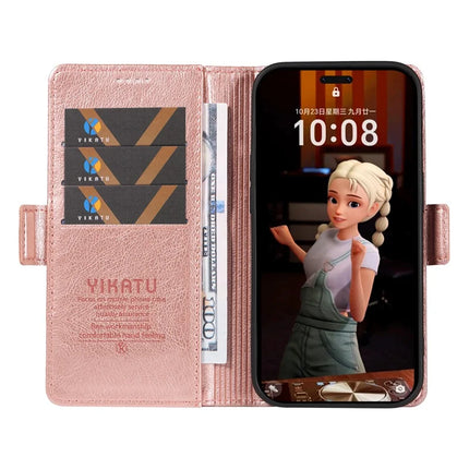 For Honor Magic7 Pro 5G Case YIKATU YK-007 Litchi Texture PU Leather Wallet Phone Cover