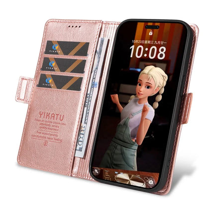 For Honor Magic7 Pro 5G Case YIKATU YK-007 Litchi Texture PU Leather Wallet Phone Cover
