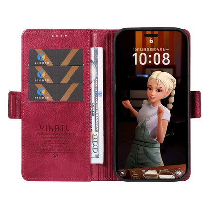For Honor Magic7 Pro 5G Case YIKATU YK-007 Litchi Texture PU Leather Wallet Phone Cover
