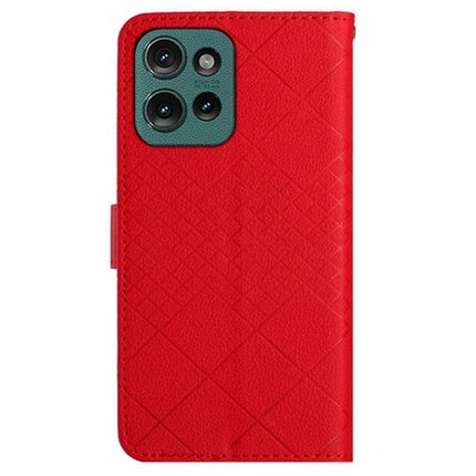 For Motorola Moto G 5G (2025) Wallet Phone Case Imprint PU Leather Flip Folio Cover