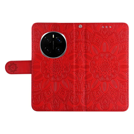 For Honor Magic7 Pro 5G Case Sunflower Imprint Leather Wallet Phone Cover