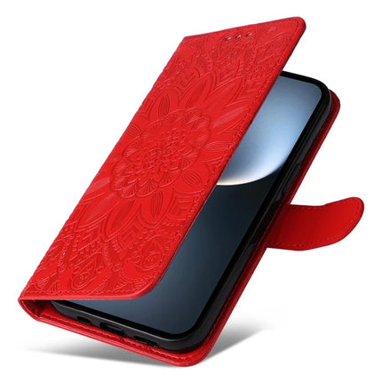 For Honor Magic7 Pro 5G Case Sunflower Imprint Leather Wallet Phone Cover