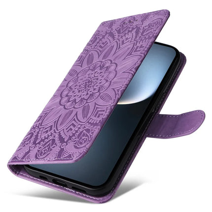 For Honor Magic7 Pro 5G Case Sunflower Imprint Leather Wallet Phone Cover