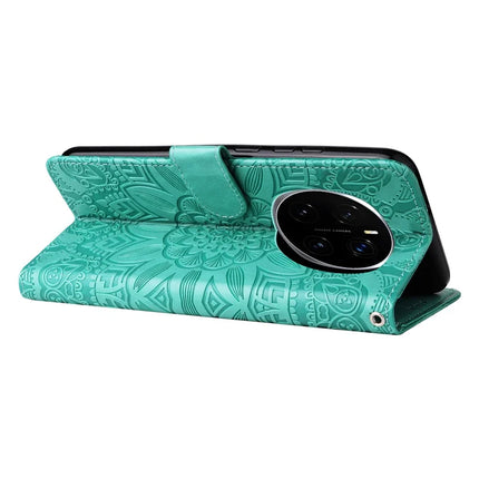 For Honor Magic7 Pro 5G Case Sunflower Imprint Leather Wallet Phone Cover