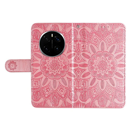 For Honor Magic7 Pro 5G Case Sunflower Imprint Leather Wallet Phone Cover