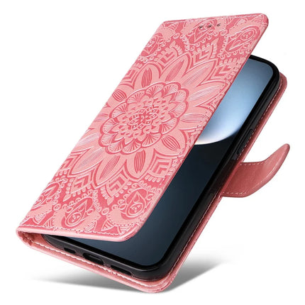 For Honor Magic7 Pro 5G Case Sunflower Imprint Leather Wallet Phone Cover