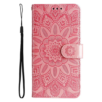 For Honor Magic7 Pro 5G Case Sunflower Imprint Leather Wallet Phone Cover