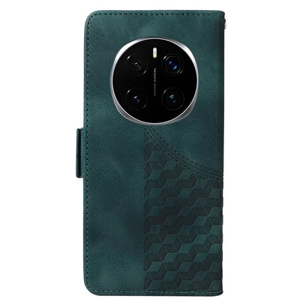 For Honor Magic7 Pro 5G Case PU Leather Phone Cover Rhombus Starry Imprinted
