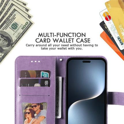 For Honor Magic7 Pro 5G Case PU Leather Wallet Floral Phone Cover Stand View