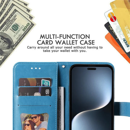For Honor Magic7 Pro 5G Case PU Leather Wallet Floral Phone Cover Stand View