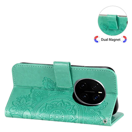 For Honor Magic7 Pro 5G Case PU Leather Wallet Floral Phone Cover Stand View