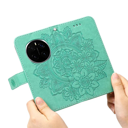For Honor Magic7 Pro 5G Case PU Leather Wallet Floral Phone Cover Stand View