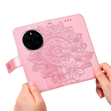 For Honor Magic7 Pro 5G Case PU Leather Wallet Floral Phone Cover Stand View