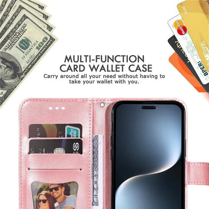 For Honor Magic7 Pro 5G Case PU Leather Wallet Floral Phone Cover Stand View
