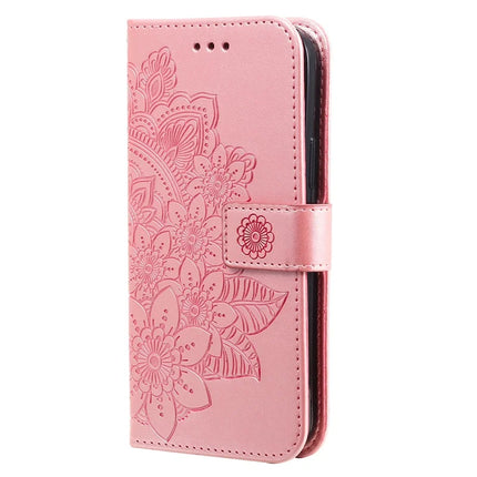 For Honor Magic7 Pro 5G Case PU Leather Wallet Floral Phone Cover Stand View