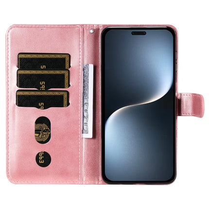 For Honor Magic7 Pro 5G Case Zipper Wallet Calf Texture PU Leather Phone Cover