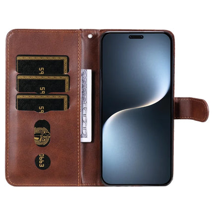 For Honor Magic7 Pro 5G Case Zipper Wallet Calf Texture PU Leather Phone Cover